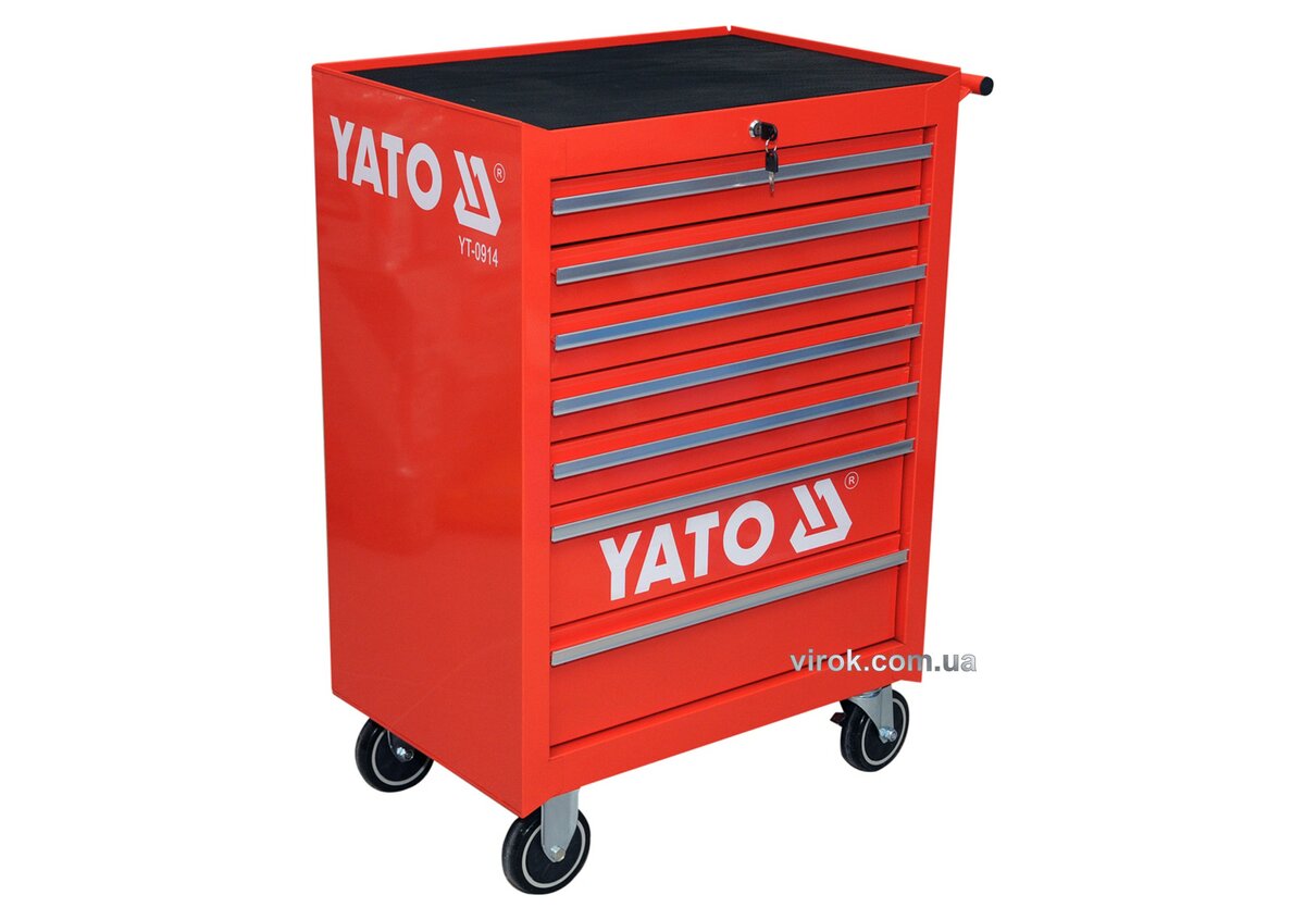 Шафа-візок для інструментів YATO з 7 шуфлядами, 995х680х458 мм [1]