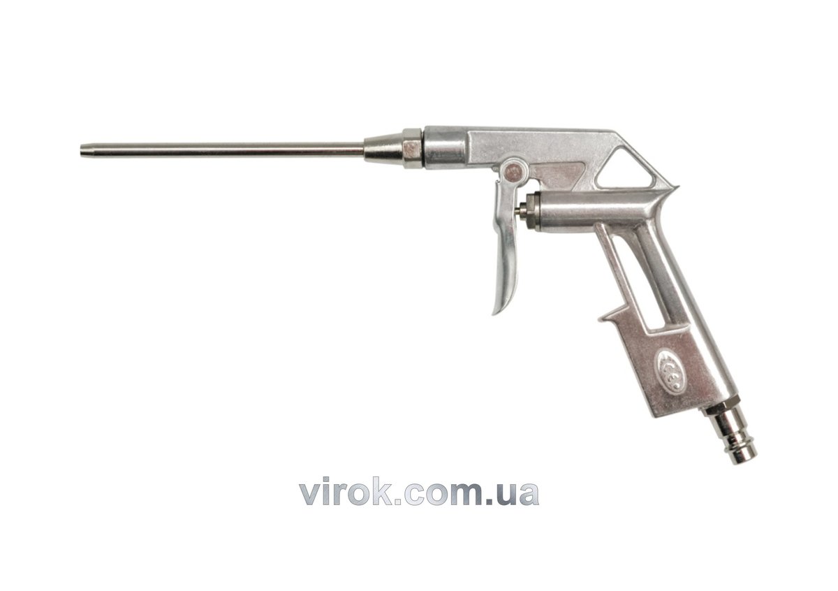 Пістолет пневматичний продувальний VOREL з подовженим соплом, 1.2-3 бар [20/40]