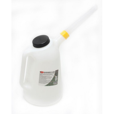 Ємність мірна пластикова для заливки масла 2л з кришкою (RF-887C002)
