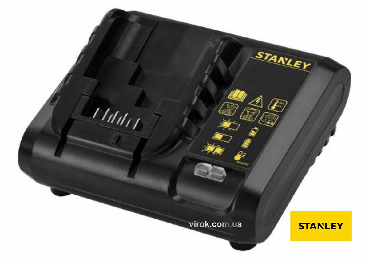 Зарядний пристрій STANLEY : 10.8/12 V для Li-Ion акумуляторів від 230 В