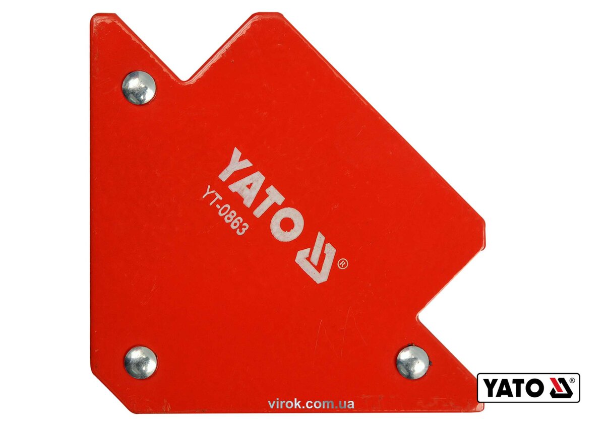 Струбцина магнітна для зварки YATO : 11.5 кг. 82 х 120 х 13 мм [6/48]