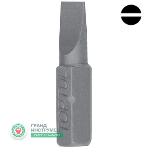 Біта SL TOPTUL 1/4" 25 мм SL6,5x1,2 FSAA086E
