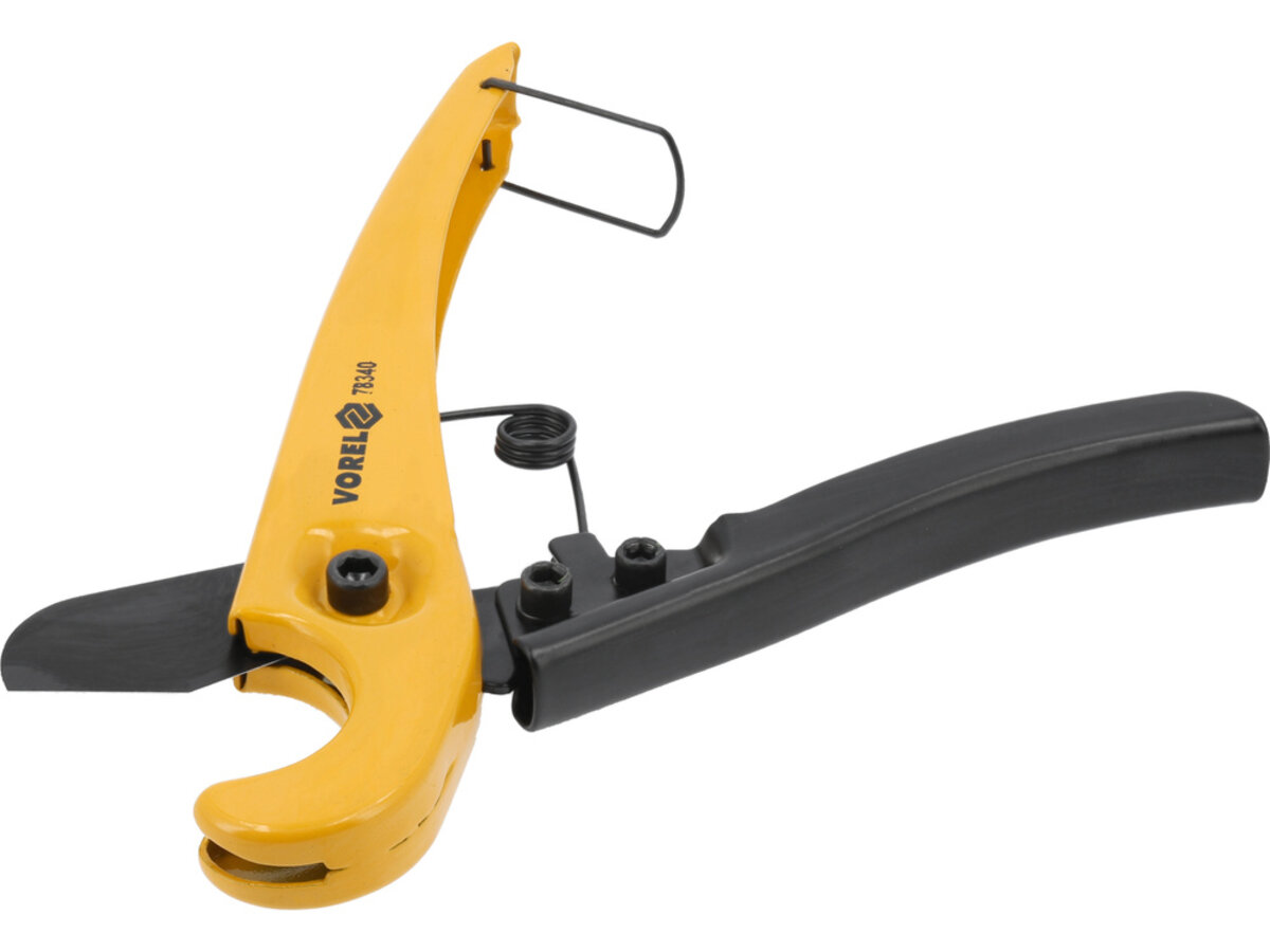 Труборіз VOREL для PVC, PEX, PP, PU, PE труб Ø≤ 25 мм [25/100] 78340