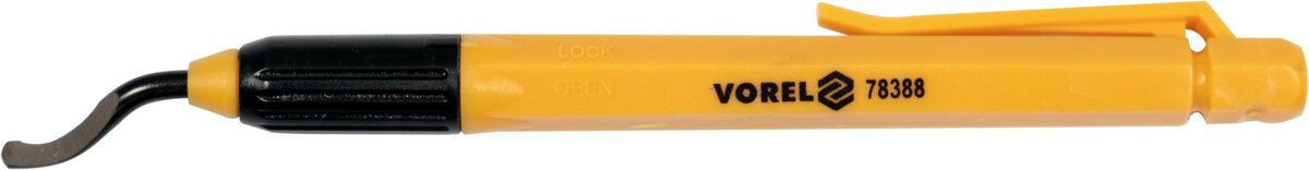 Ніж для знімання фаски і задирок універсальний VOREL, l= 140 мм [50/150] 78388
