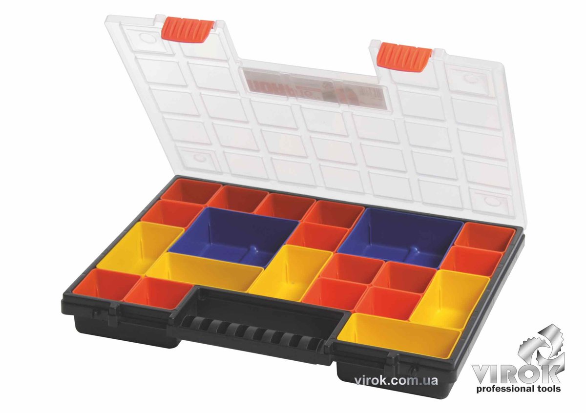 Органайзер пластиковий тип "RP" 16" ТМ ВІРОК; 399 х 303 х 50 мм 79V154