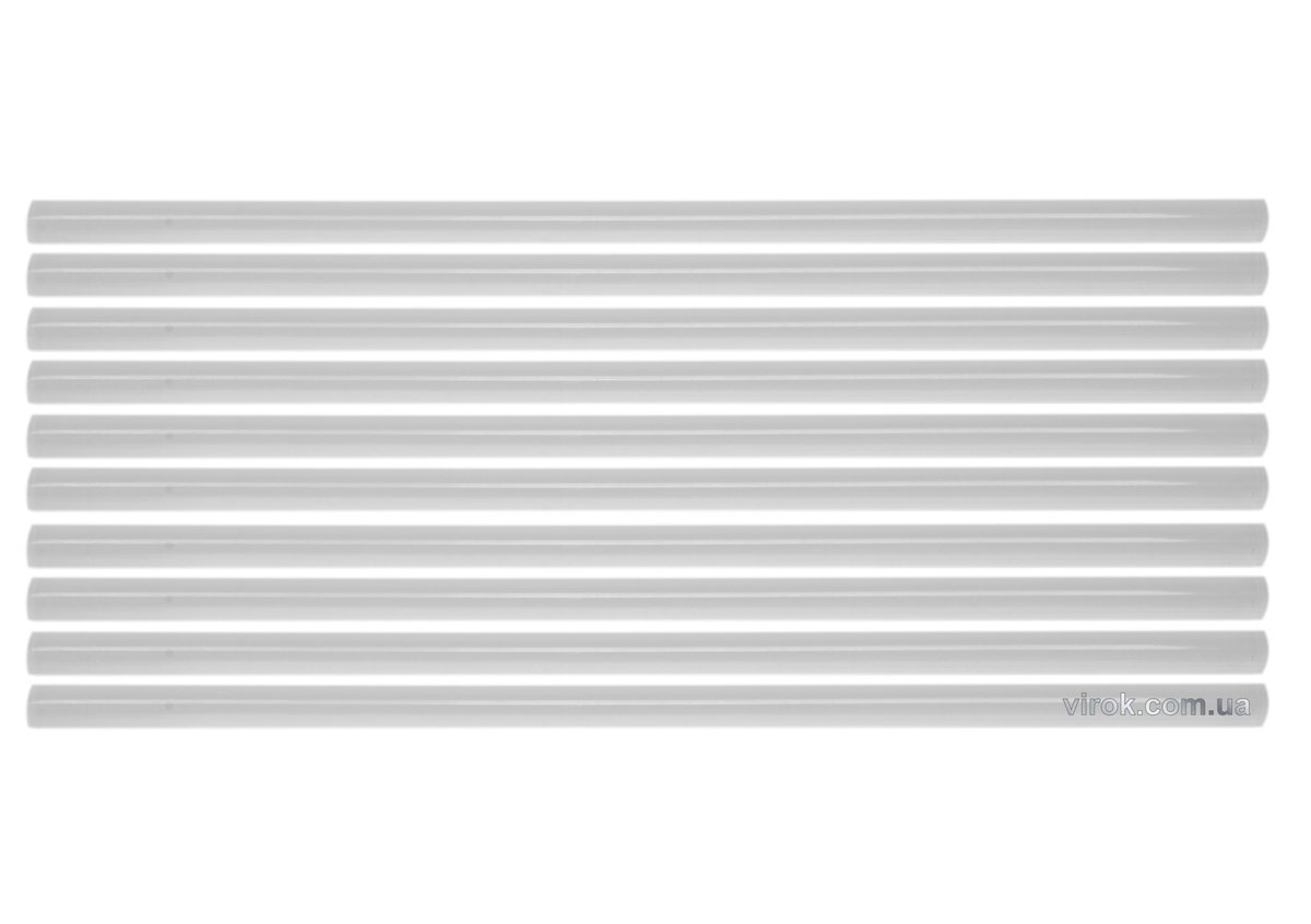 Стержні клейові YATO Ø=7,2 х 200 мм, прозорі. уп. 10 шт. [30/120] YT-82440