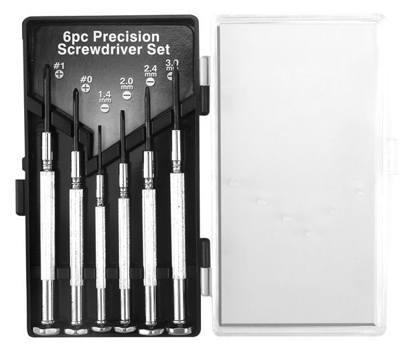 Набор прецизионных отверток в футляре, 6 предметов T32168