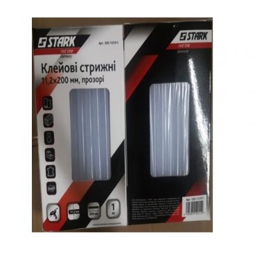 Клейові стрижні Stark 11,2*200 мм 1 кг прозорі(525112011)