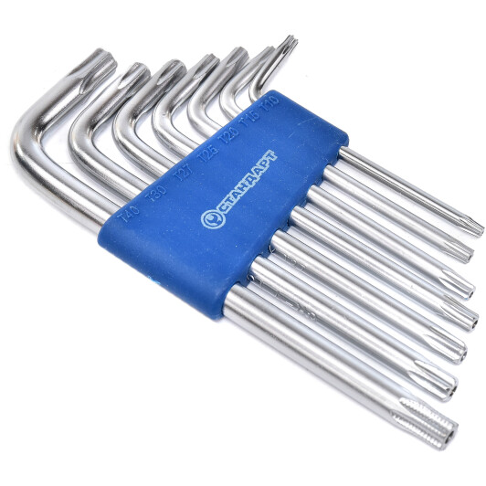 Набір ключів TORX з отвором Г-подібних 7од. TKS0701 СТАНДАРТ