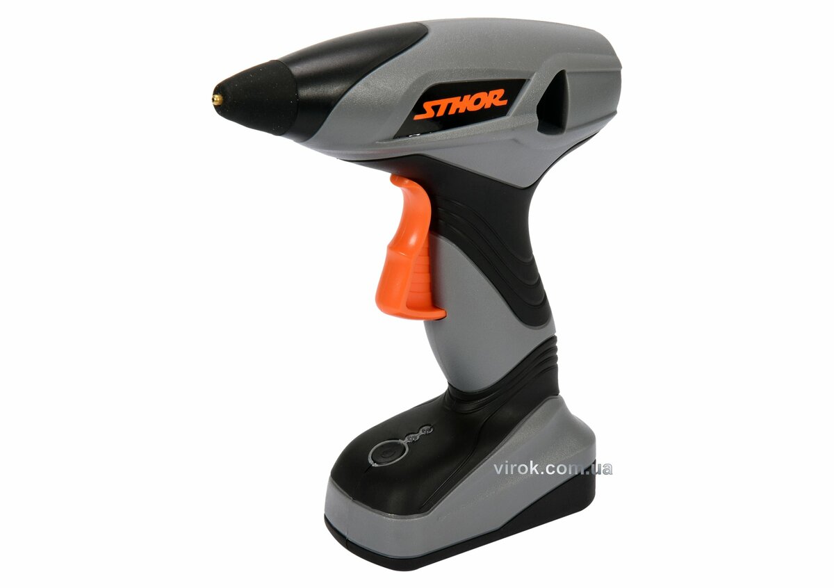 Пістолет клейовий акумуляторний STHOR, Li-Ion 1,3 Агод, 7.2 В, 25 Вт, для стержнів Ø= 7,2 мм [10] 78