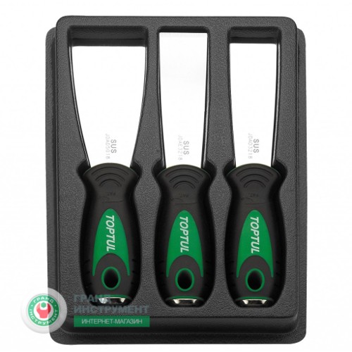 Набір скребків для кузовних робіт 3ед. TOPTUL JGAT0302