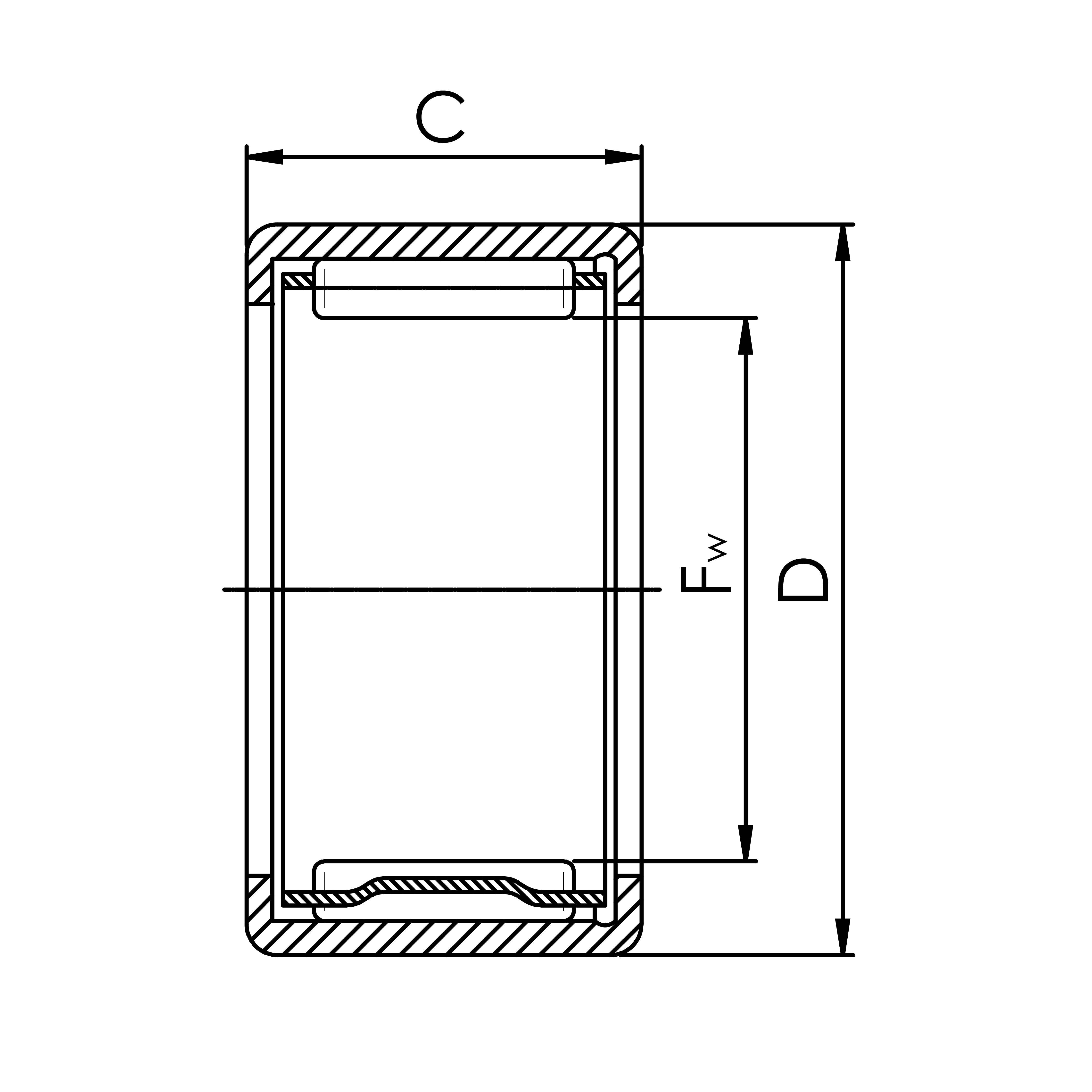 Підшипник HK 3520 SKF