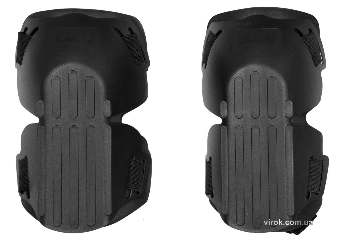 Наколінники захисні VOREL з поліпропіленовою накладкою, чорні(DW) 74603