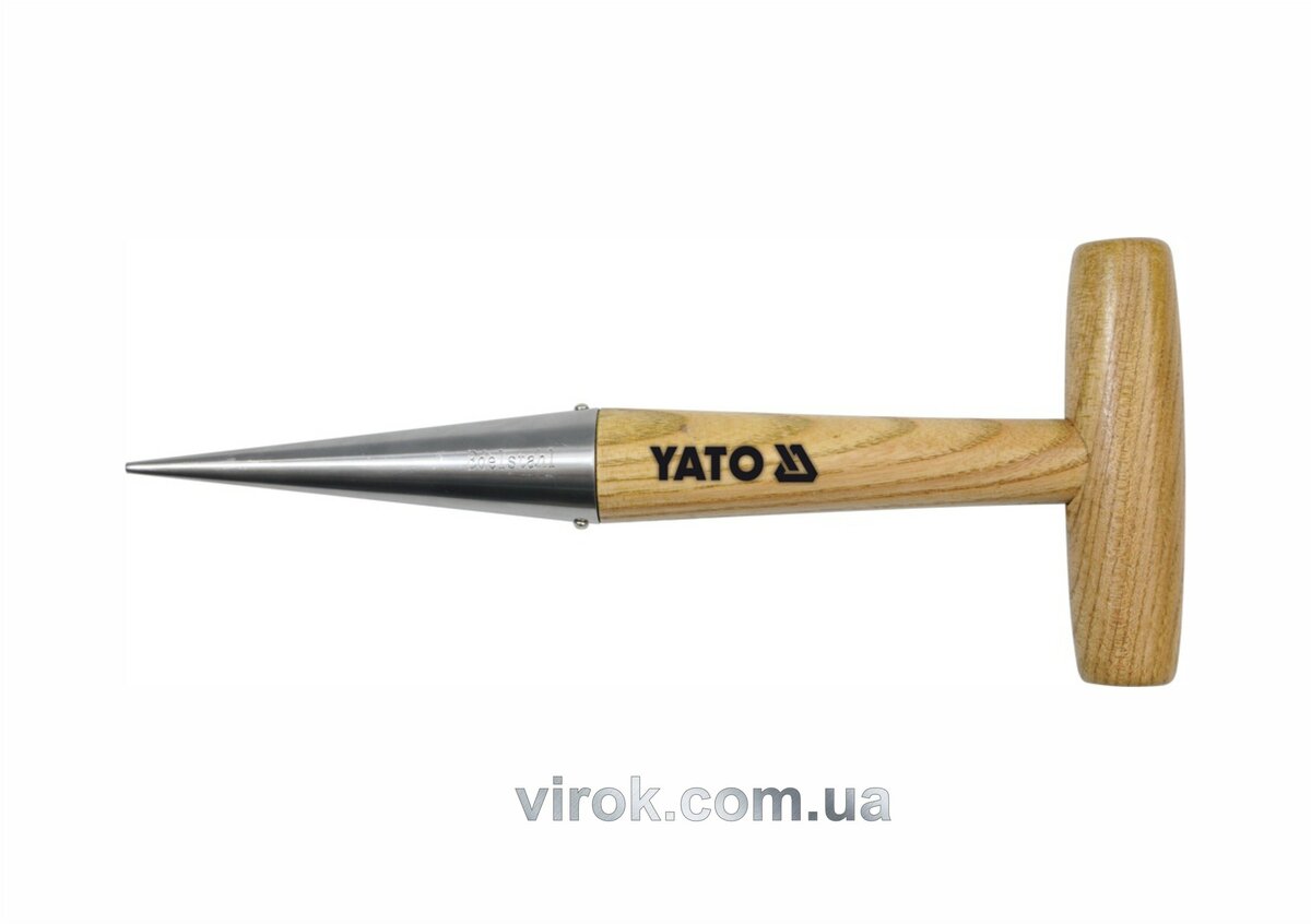 Конус посадочний з дерев'яною ручкою YATO : l= 280 мм [10/60] YT-8894
