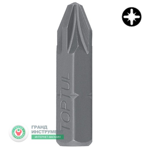 Бита PZ2 TOPTUL 1/4" 25мм FSCA0802
