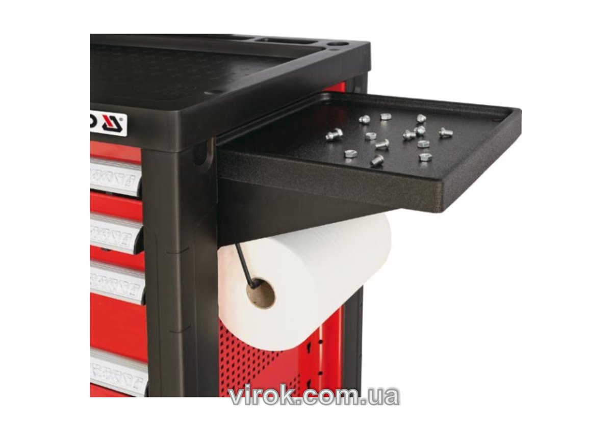 Полиця з тримачем для паперу YATO, 305x305x145мм [4] YT-0907