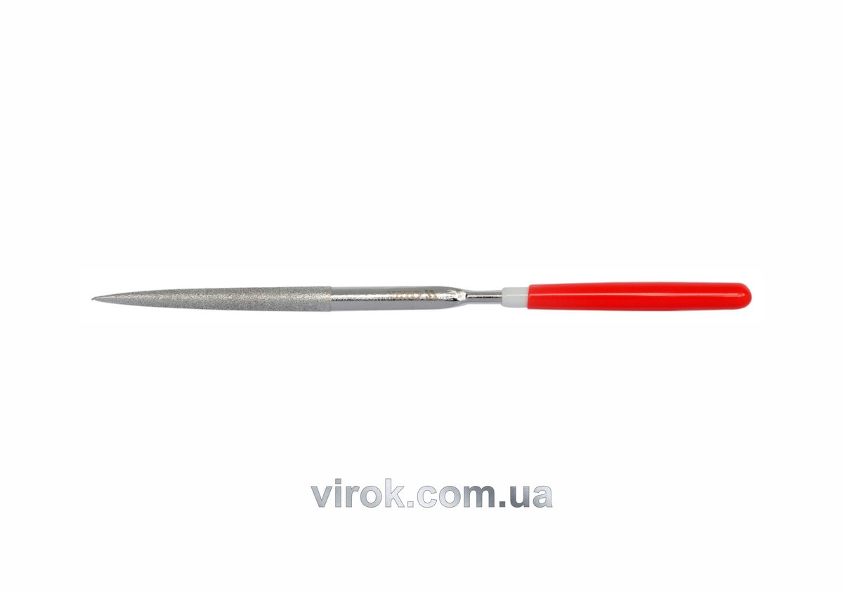 Надфіль алмазний YATO півкруглий, l= 140/50 мм, b= 3 мм [120/1200] YT-6141