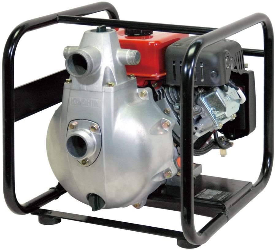Мотопомпа KOSHIN SERH-50V високого тиску 50х50 мм,2", 80м/8м,430л/хв, GX160,3,2кВт/4,3к.с.