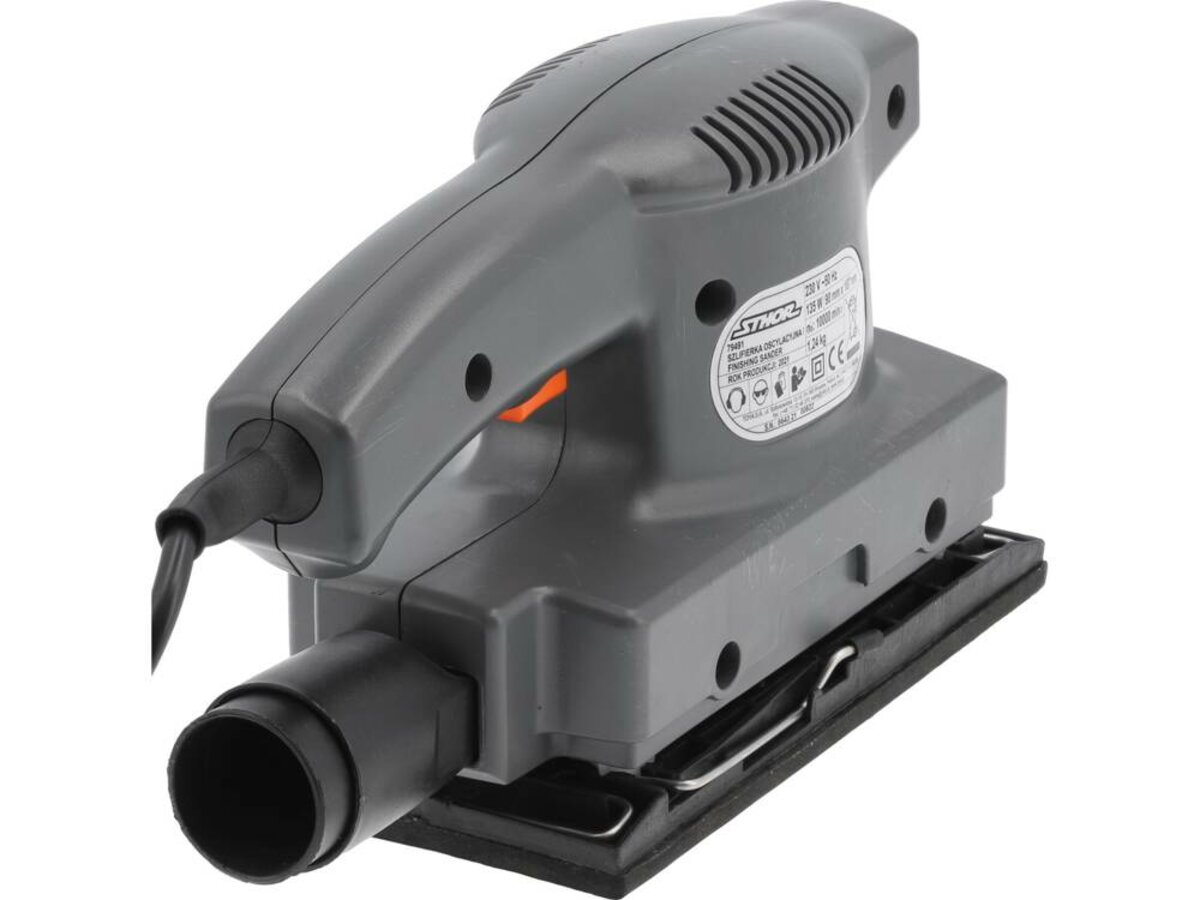 Шліфмашинка вібраційна STHOR від ел.мережі 230 В, 135 Вт, стопа- 187х 90 мм [6] 79491