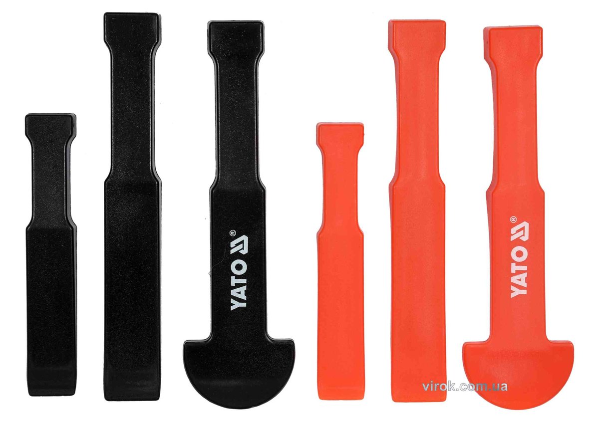 Набір зубил пластикових YATO : l= 127 і 175 мм, 6 шт. [10/60] YT-08477