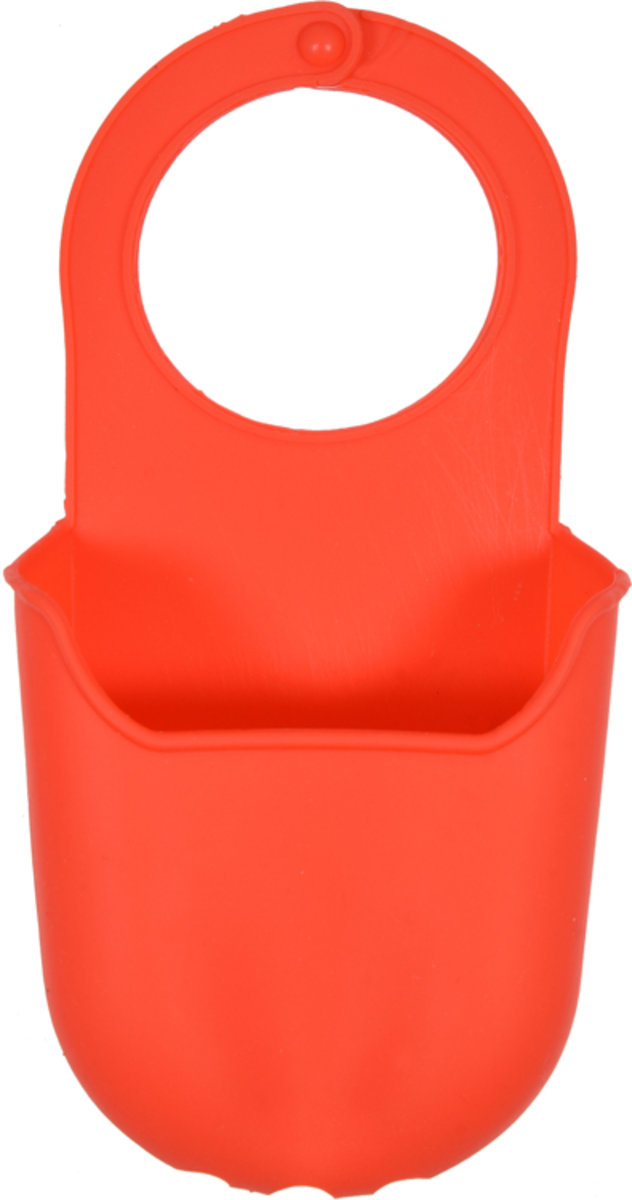 Органайзер силіконовий, червоний, підвісний FALA для губки, 200х 100 мм [144] 74787