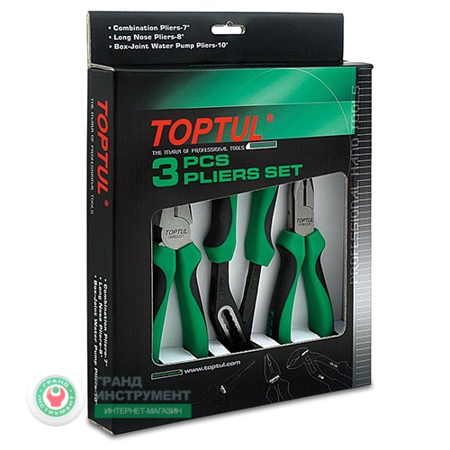 Набір плоскогубців TOPTUL 3ед. GAAE0303
