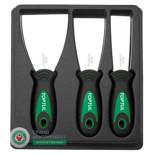 Набір шпателів металевих 3ед. TOPTUL JGAT0301