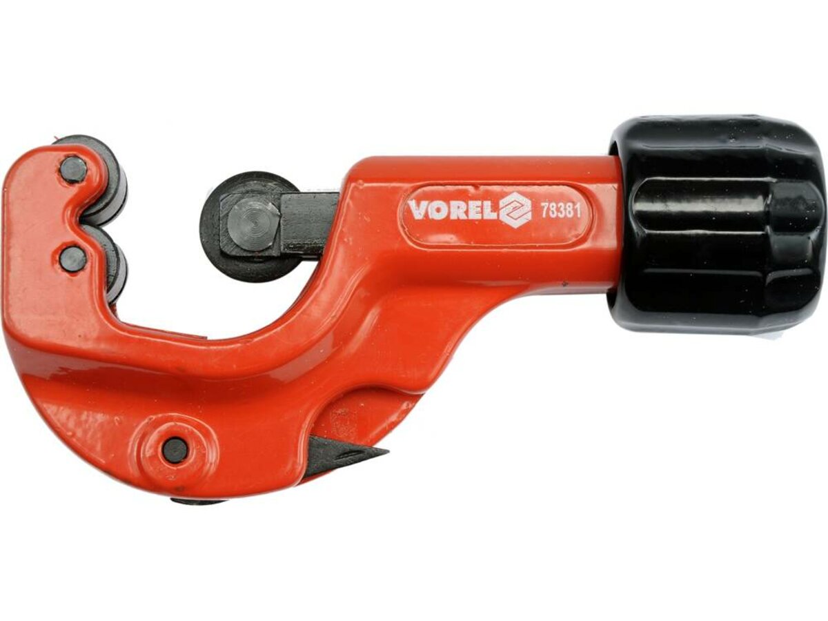 Труборіз VOREL для мідних/ алюмінієвих/ ПВХ труб Ø= 3- 32 мм, 2 різці Ø= 18/5 мм, t= 4 мм [60] 78381