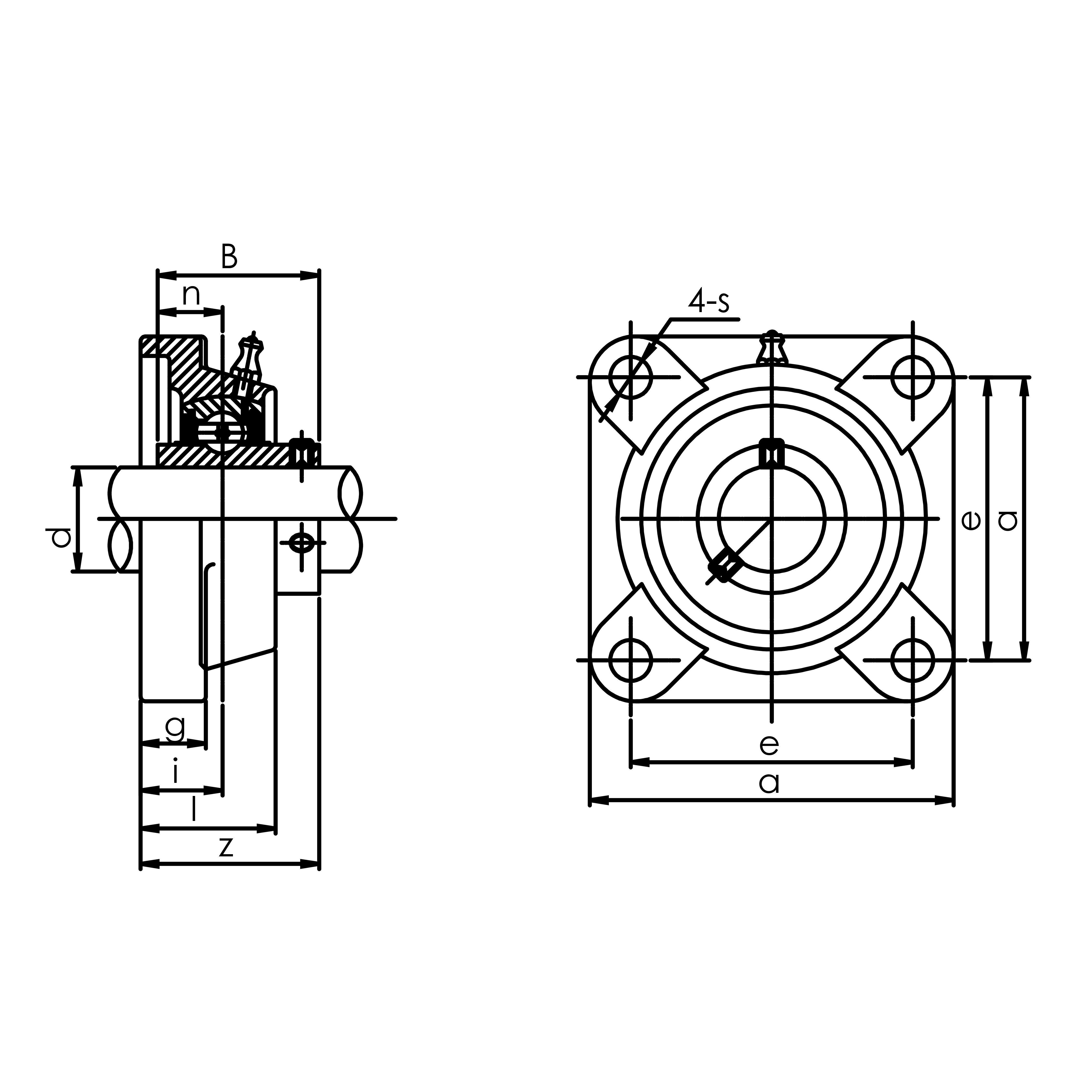 Корпус з підшипником UCF 205/H SKF