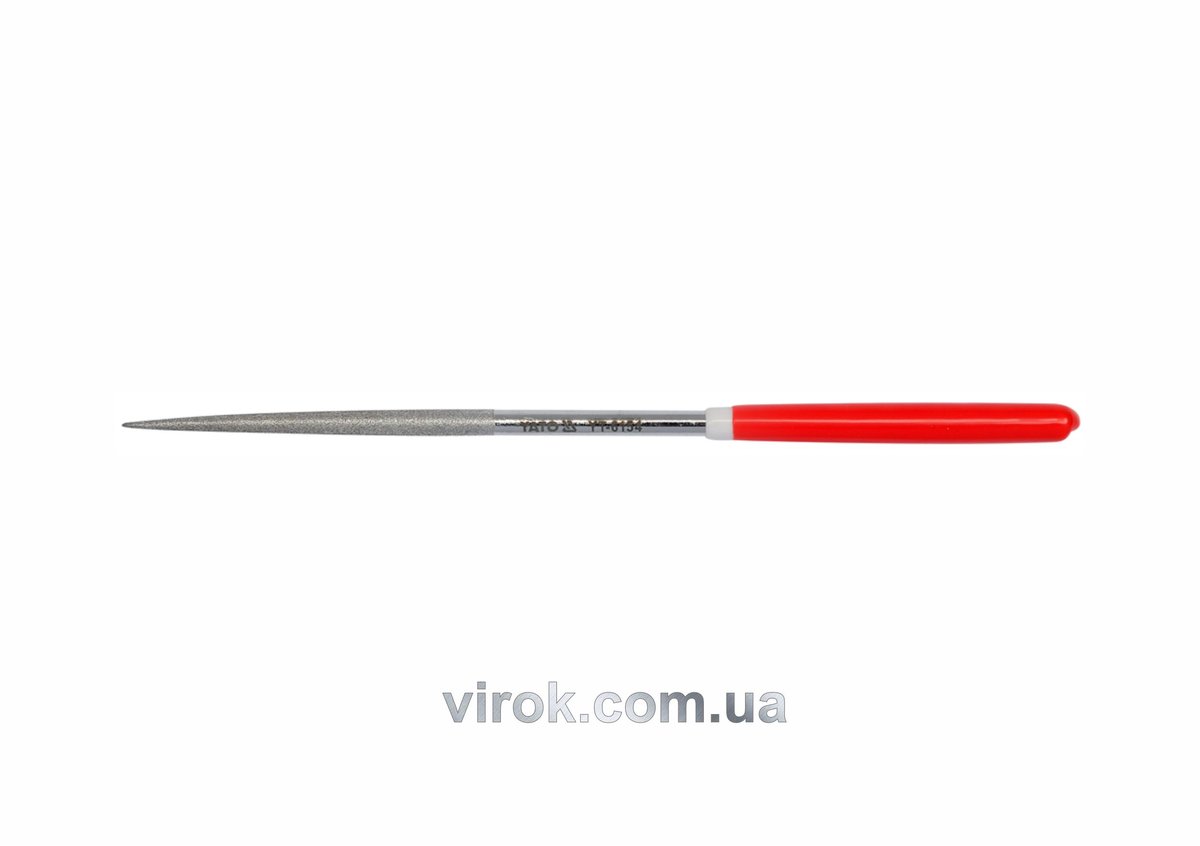 Надфіль алмазний YATO круглий, l= 180/70 мм, Ø= 5 мм [45/450] YT-6154