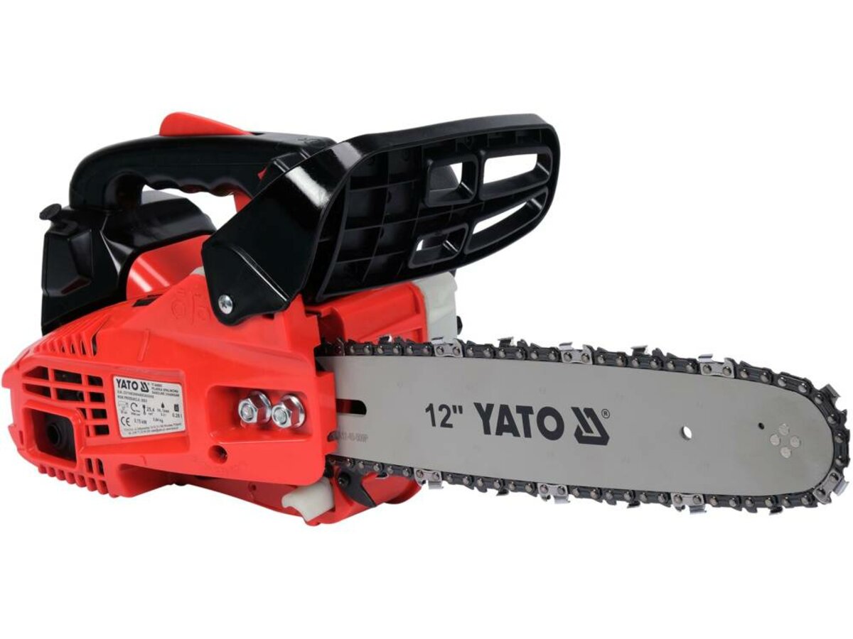 Бензопила ланцюгова YATO; 25.4 см³, 0.75 кВт, шина- 12" (30 см) [2] YT-84893