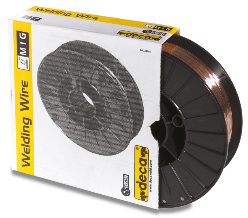 Дріт зварювальний Deca Ø0,8мм Ø200мм 65-220А (мідь/кремній 3%), 5,0кг