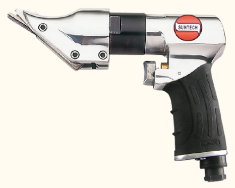 Пневмоножиці Suntech SM-2945-RG, 2600об/хв, 1,2мм, вхід1/4'',113л/хв, 6,2Бар,1,4кг,гум.рук. (, SM-29