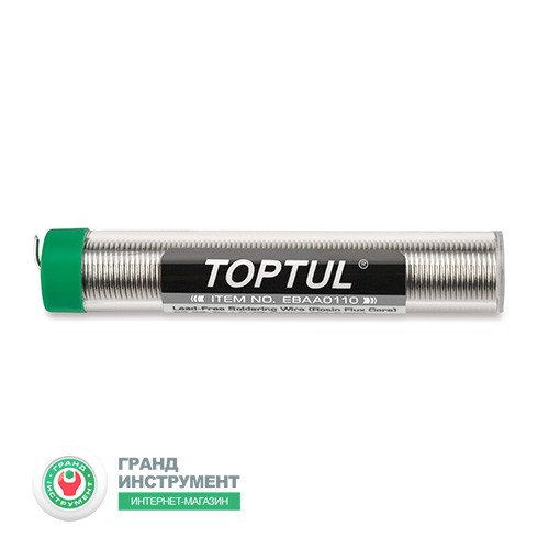 Дріт паяльний олов'яний d1мм у тубі TOPTUL EBAA0110