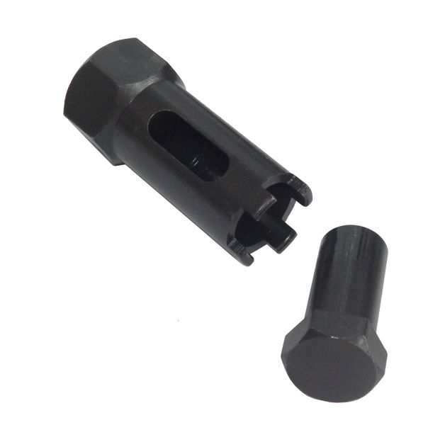 Головка шлицевая усиленная для дизельных форсунок грузовых автомобилей 22мм-под ключ на 32мм (Man, B