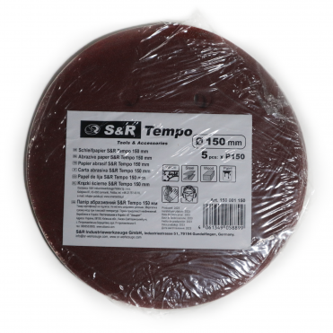 Круг шліфувальний S&R Tempo D150 мм з. 150 5 шт (150001150)