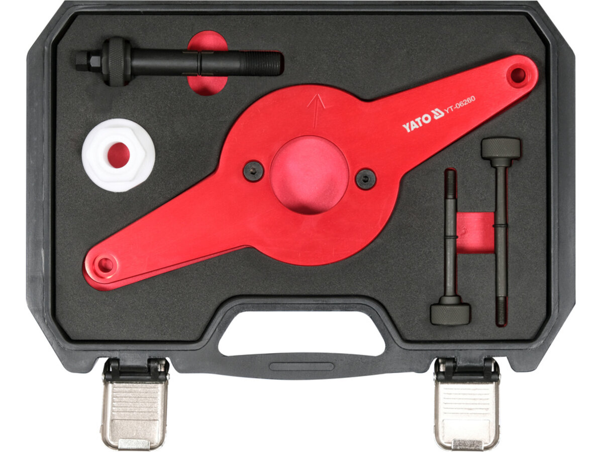 Засоби монтажу вібраційного демпфера колін. вала YATO в автомоб. VAG, 5 елем. [5/100] YT-06260