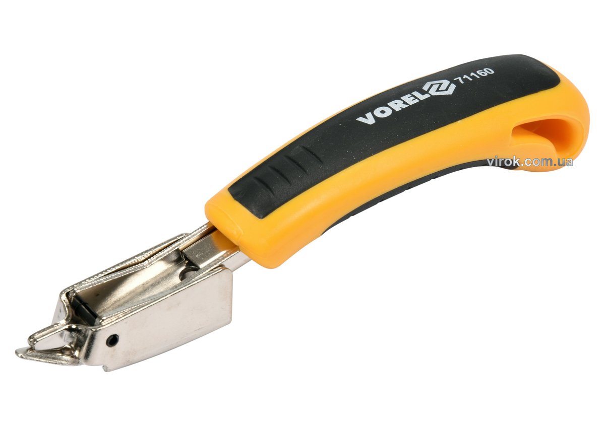 Скобовидалювач з ергономічною 2-компонентною ручкою VOREL; l=160 мм [10/40] 71160