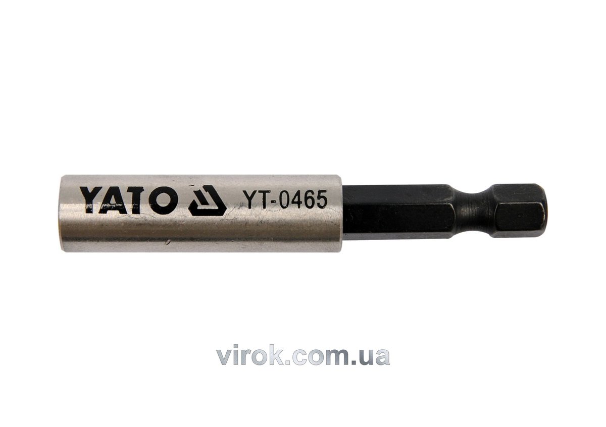Тримач насадок викруткових YATO : 1/4", L= 60 мм. магнітний [20/200]