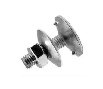 Болт норійний Євро М6х20 мм, шляпка 22 мм, оцинк (комплект)