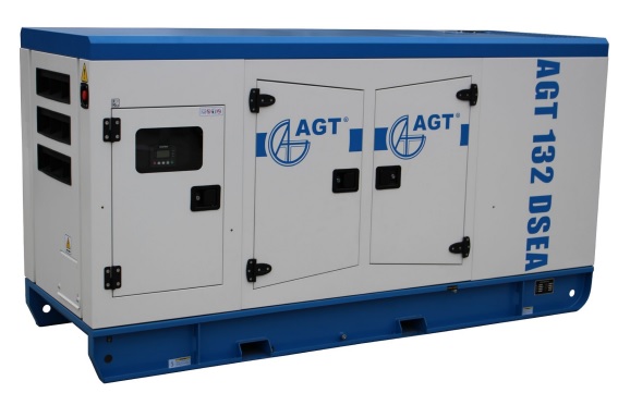Генератор AGT132DSEA,400В/50Гц, 127кВа,1500об/хв,дизель,рід.ох,AVR,200л,10год(115кВа),IP23,1680кг (,