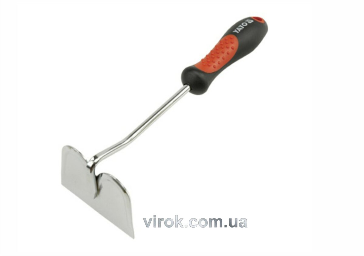 Мотика садова YATO : L= 280 мм, хромована, ергономічна ручка [12/72] YT-8889