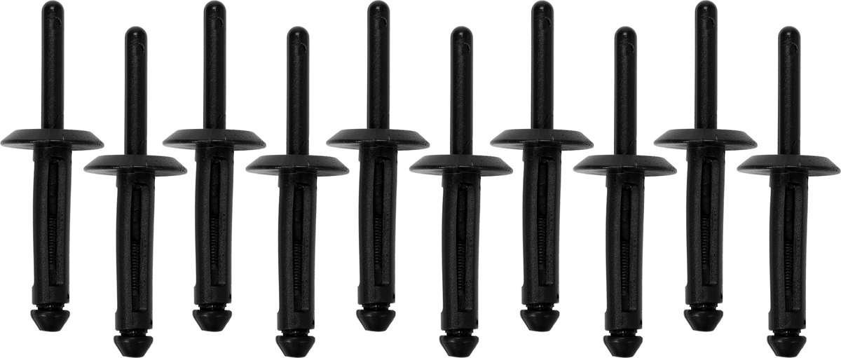 Заклепки пластикові YATO, 5.0x17.2 мм, 10 шт.Nylon [250](DW) YT-35982