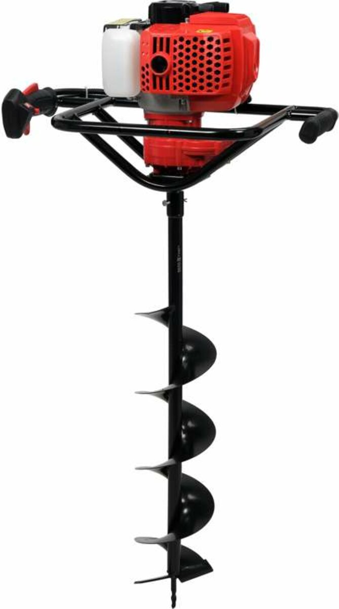 Мотобур бензиновий YATO; 1,4 кВт, зі шнеком Ø≤ 200 мм, 320 об/хв, 3 шнека і подовжува [1/6] YT-84660