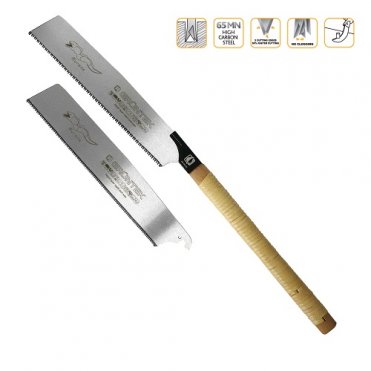Пила садова Gruntek Murena 300 мм з дерев'яною ручкою 2 леза(295501302)