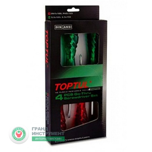 Набір викруток 4 од. ударні SUPER GRIP GAAE0403 TOPTUL