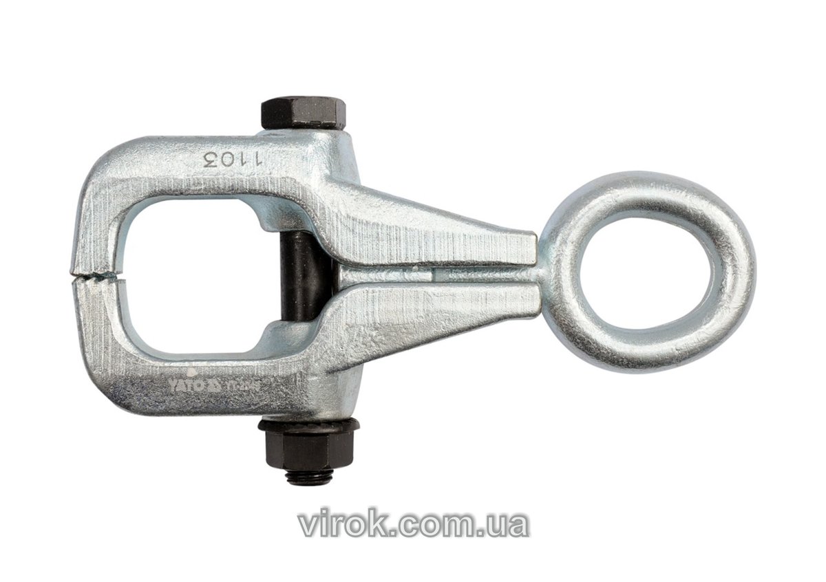 Затискач для листового металу YATO тип "С", l= 142 мм, роб. t≤ 16 мм [10] YT-2543