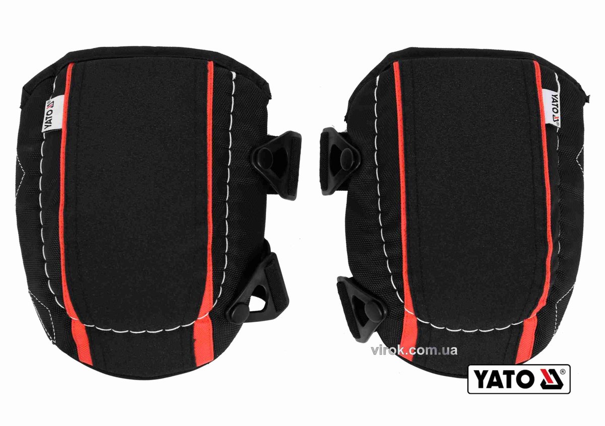 Наколінники захисні YATO з поліетиленовими накладками [20/240] YT-74612