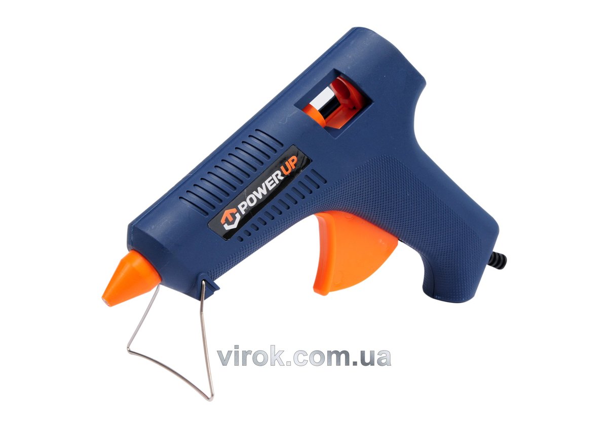 Пістолет клейовий мережевий POWER UP Ø=11 мм, P=80 Вт [6/48] 73057