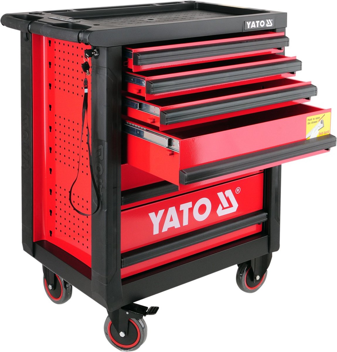 Шафа-візок для інструментів YATO з 6 шуфлядами, 958x 766x 465 мм [1]